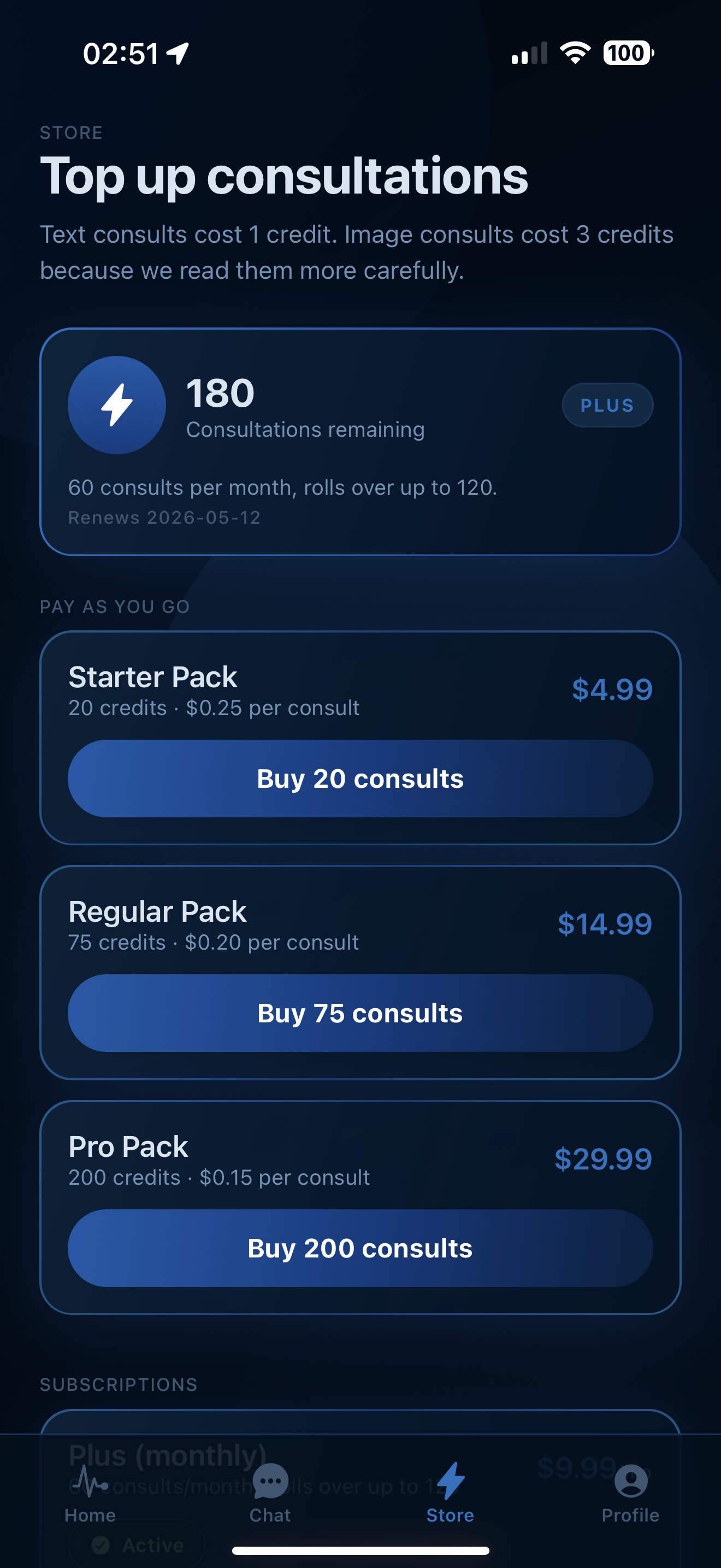 AI Radiologist store and pricing